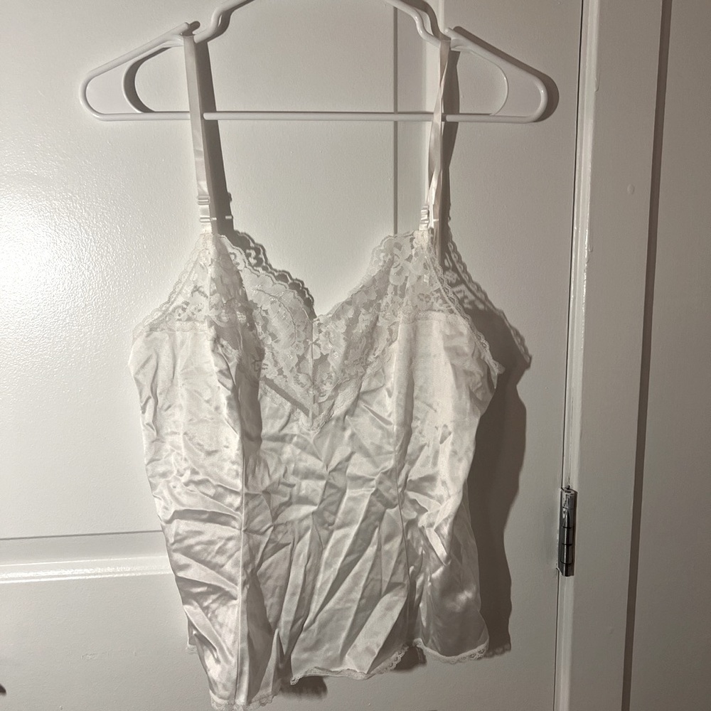 White lace cami